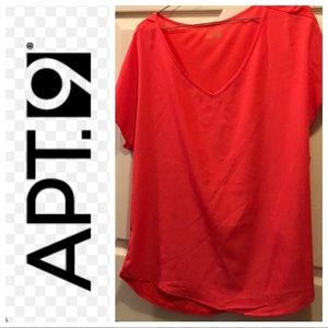 Apt 9 red top.